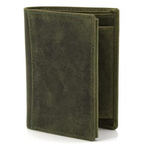 <b>Men's</b> Retro <b>Wallet</b> Top Layer Crazy Horse Cowhide <b>RFID</b> Blocking Casual Short <b>Wallet</b> Coffee Brown Solid Color Spring 2024 - Product Image 5