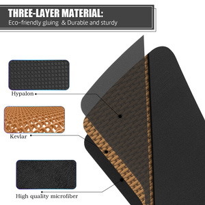 MKAS Hypalon Kevlar Microfiber Protector <span class=keywords><strong>De</strong></span> <span class=keywords><strong>Palma</strong></span> No Chalk Anti Slip Weightlifting Grips pour tractions, soulevés <span class=keywords><strong>de</strong></span> terre, haltères et gym - Product Image 2