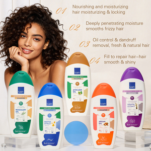 Série de shampooings biologiques Nary en marque blanche 500ml – Traitement capillaire réparateur et nourrissant à la kératine/biotine – Produits capillaires en gros - Product Image 3