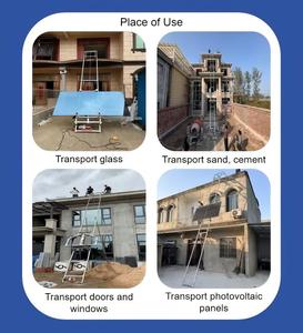 Monte-charge électrique solaire pour panneaux photovoltaïques, transport de portes et fenêtres en verre - Product Image 5
