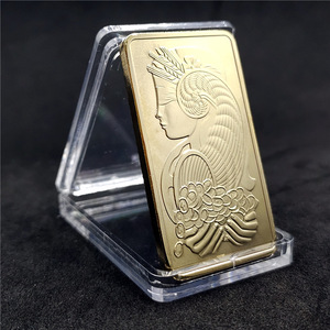 Suisse Lady Fortuna vàng Thanh bản sao mạ vàng đô la Vàng thỏi cho chặn giấy phim chống đỡ món quà mới lạ - Product Image 4