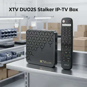 El Mejor Decodificador <span class=keywords><strong>IPTV</strong></span> Stalker XTV DUO2S Android S905W2 4K con WIFI Potente, 2GB 16GB XTV PRO MAX Online con Control Remoto por Voz BT Sin <span class=keywords><strong>IPTV</strong></span> OEM - Product Image 1