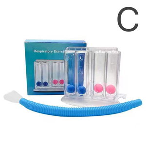 Hochwertiger Vier-Ball-Atemtrainer 800ml Atemübungsgerät <span class=keywords><strong>Spirometer</strong></span> für Atemtraining - Product Image 2