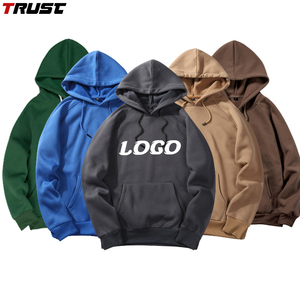 Bán buôn tùy chỉnh Puff in logo áo in unisex dập nổi đồng bằng thăng hoa trống đồng bằng quá khổ Boxy người đàn ông Hoodies - Product Image 1
