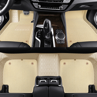 Tapis de sol de voiture personnalisés en cuir 3D 4D 5D 7D, matériau en rouleau, antidérapant, accessoires pour BMW