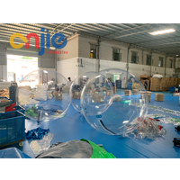 Ballon gonflable de jeu d'eau de jeu occasionnel de TPU gonflable sphérique transparent de vente chaude