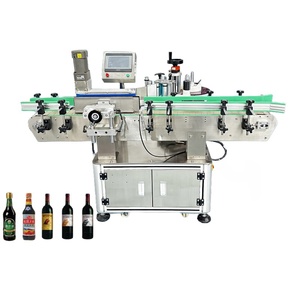 Machine d'étiquetage automatique haute vitesse de table pour bouteilles rondes avec impression, application et inspection pour bocaux en verre, canettes et ampoules - Product Image 2