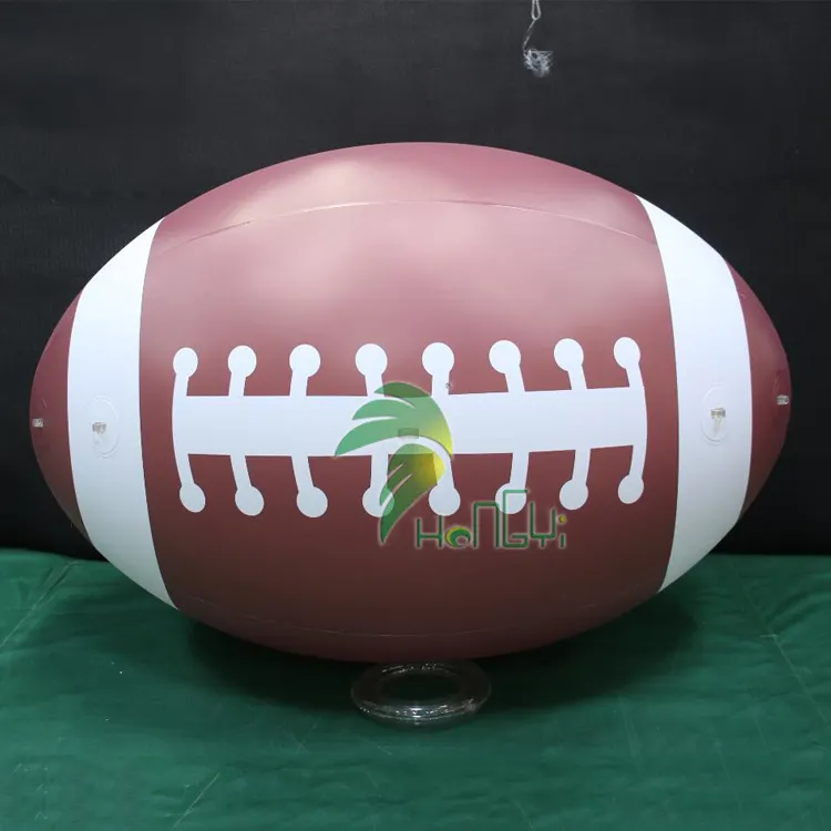 Özel şişme Rugby modeli balon açık şişme hava küre reklam kabarık plaj topu