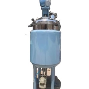 Industrial Vertical Reaction <b>Kettle</b> 200L Semi-Automatic With Motor Agitator And Pressure Vessel For Liquid Mixing - Product Image 6