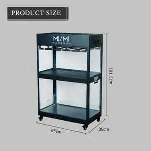 Bodas bar Discotecas Suministros Lujo Metal LED Champagne Vino Gabinete Arriba Con Copas De Vino Titular - Product Image 4