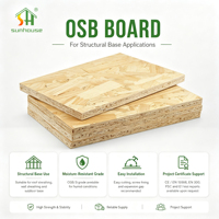 Panneau de bois structurel OSB3 résistant à l'humidité, en fibres orientées, pour toiture, bardage mural et base de plancher