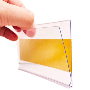 แถบกาวพีวีซีพลาสติกหลากสีพร้อมเทปโฟมตัวยึดป้ายกระดาษแบบแบนสำหรับซูเปอร์มาร์เก็ต - Product Image 6