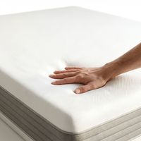 Matelas hybride en latex naturel, taille King, enroulable, 25 cm, respirant, soutien 3 zones, housse en coton hypoallergénique, mobilier moderne pour la maison