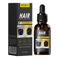 Sérum capillaire aux extraits de plantes Moika 30ml : Favorise la croissance, nourrit le cuir chevelu, nettoie en profondeur, réduit la chute des cheveux