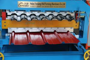 Doppelschicht-Eisenblech herstellungs maschine <span class=keywords><strong>840</strong></span> Dach platte Trapez glasierte Ziegeldach walzen form maschine - Product Image 6