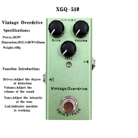 Pédales Multi-Effets Économiques pour Guitare et Basse Électrique : Overdrive Vintage, Ultimate Drive, Crunch Distortion, US Dream, Chorus Classique