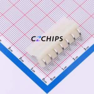 5.08-7AW Wire-to-Board Pin Header Bent Lead Through Hole,P=5.08mm Connector 1x7P 5.08mm Right Angle Insert 7P - Product Image 2