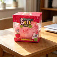 Nouveau style, grande fraise réaliste en caoutchouc souple, jouet à presser pour le plaisir et la relaxation anti-stress