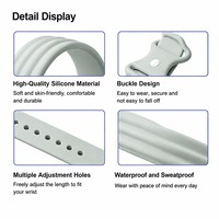 Bracelet en silicone pour Google Fitbit Air, sans écran, souple, résistant à l'eau, réglable, bracelet de remplacement sportif, nouvelle arrivée en stock