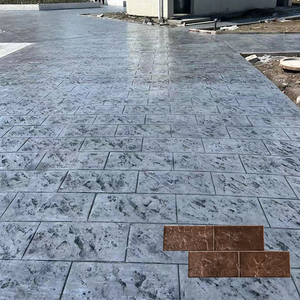 Dalles de pavés en <span class=keywords><strong>béton</strong></span> estampé pour allées extérieures, patios, voies d'accès, avec texture de pierre, emboîtables, pour aménagement paysager de jardin - Product Image 1