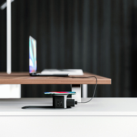 Bureau de direction en bois MFC de qualité supérieure au design moderne Lysun pour PDG et directeur