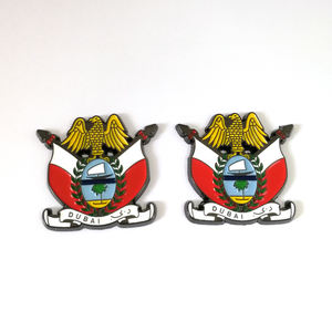 Emblema Nacional DE LOS Emiratos Árabes Unidos Águila 3D Metal Esmalte Pins <span class=keywords><strong>UAE</strong></span> Emirate Falcons Forma Metal Teléfono Pegatinas Regalo Nacional - Product Image 6