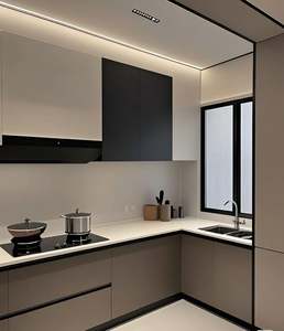 Modern Minimalist Style Kitchen <b>Cabinets</b> and Island Multi-functional Cupboard Customized Kitchen Furniture - Product Image 5