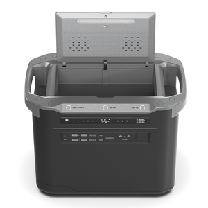Station d'alimentation portable LiFePO4 2000W 1997Wh, générateur solaire à onde sinusoïdale pure, charge sans fil pour le camping et la maison - Product Image 4