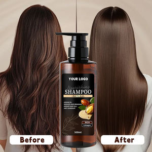 Ensemble Shampoing et Après-Shampoing 2-en-1 à l'Huile d'Argan et Kératine de Noix Marocaine, Sans Sulfate, Hydratant, Lissant et Anti-Frisottis pour Cheveux Bouclés - Product Image 4