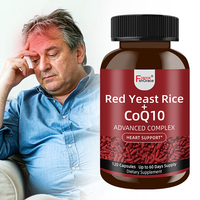 Complément CoQ10 Shecome Marque Blanche : Soutien à la Fonction Cardiaque Saine – Capsules de CoQ10 au Riz Rouge Fermenté pour Hommes et Femmes