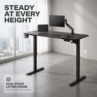 Bureau électrique silencieux AOR à design moderne avec plateau séparé, idéal pour la maison, l'apprentissage ou le bureau, couleur personnalisable, vente en gros directe usine