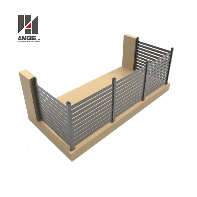 Легко собранная Защитная алюминиевая металлическая планка, алюминиевая Граничная настенная ограда