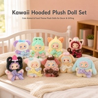 Peluche Lapin Kawaii 17cm, Série Boîte Mystère de Collection Animaux Mignons, Jouet Doux, Cadeau Unisexe, Matière Polyester, 8+ Ans