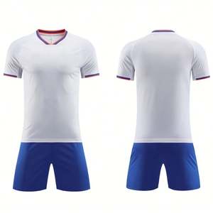 LJ Fashion Atmungsaktive Fußball Fußball Trikot Farbverlauf Gelb Blau Design Kinder Fußball Uniform Kinder Größe - Product Image 3