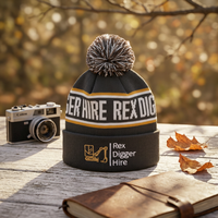 Chapeau de ski chaud d'hiver unisexe, bonnet en tricot avec pompon, bonnet de sport avec lettres brodées personnalisées