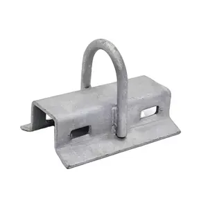 hot galvanized ADSS fiber cable pole tension bracket 15kn for helical guy grip