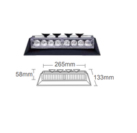 Luz Led estroboscópica de emergencia para parabrisas de coche, luz de advertencia estroboscópica para salpicadero