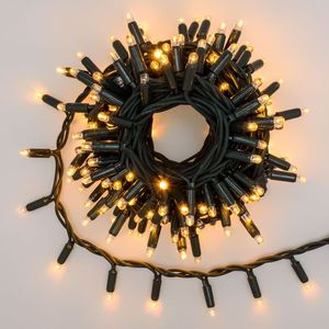 Outdoor Waterproof LED <b>Christmas</b> String <b>Lights</b> IP65 Warm <b>White</b> H03RN-F Rubber Cable Commercial Fairy <b>Tree</b> Holiday Decoration - Product Image 1