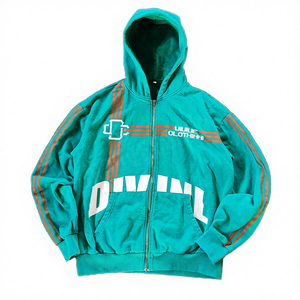 YYSY Ropa Urbana Personalizada, Tejido Grueso de Felpa Francesa 100% Algodón, Estilo Vintage Desgastado, Lavado Ácido con Cierre - Product Image 4