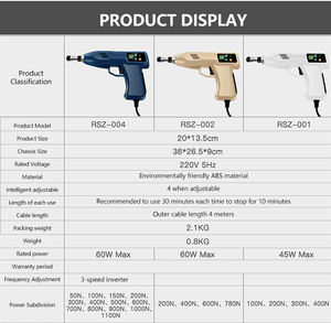 Chiropractic instrumen menyesuaikan alat listrik Chiropractic putih biru emas impuls menyesuaikan instrumen dengan 10 kepala - Product Image 4