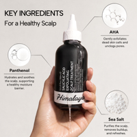 Serum Kulit Kepala AHA Profesional, Eksfolian Kimia untuk Perawatan Akar Rambut Kulit Kepala Berminyak dan Tersumbat, Label Pribadi Grosir