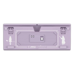 Ensemble clavier et souris mécaniques sans fil <span class=keywords><strong>MSI</strong></span> X Frieren RGB, combo gaming tri-mode à touches interchangeables à chaud - Product Image 5