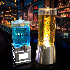 Distributeur de bière en acier inoxydable 3L/2L, tour à bière pression illuminée par LED avec robinet lumineux pour fêtes et usage domestique - Product Image 3