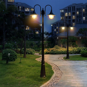 Lampadaire solaire en forme de <span class=keywords><strong>colonne</strong></span>, lanterne rétro de paysage, luminaire décoratif d'extérieur, idéal pour une Villa, un trottoir ou un jardin - Product Image 5