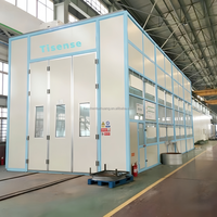 Mesin Powder Coating dengan Spray Gun dan Booth Pengecatan Semprot Industri