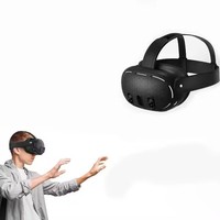 Bandeau facial en silicone réglable sans pression intégré pour accessoires de jeu Meta Quest 3 VR monté sur la tête