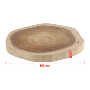 Cao cấp tự nhiên và hữu cơ nguyên Bark cạnh phục vụ Platter mộc mạc cây vỏ gỗ cắt Board thớt - Product Image 6