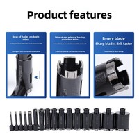 Protège-bras de perceuse diamantée M14~5/8-11 pour utilisation à sec, ouvre-trou pour maçonnerie, pierre et béton