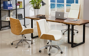 Silla de oficina nórdica moderna Silla de jefe de respaldo alto simple con estilo de madera maciza <span class=keywords><strong>Ode</strong></span> <span class=keywords><strong>to</strong></span> <span class=keywords><strong>Joy</strong></span> de clase grande - Product Image 2