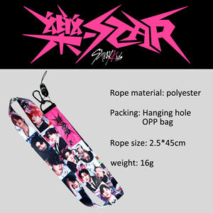 Groothandel Verdwaalde Kids Kpop Idol Groep Telefoon Lanyard Felix Hyunjin Strap Bang Chan Nek Riem Decoratie Gemaakt Van Duurzaam Polyester - Product Image 3